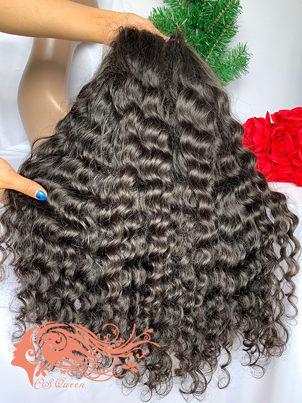 Csqueen Raw Rare Wave U part wig 100% Raw Hair 180%density